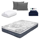 Colch&oacute;n Matrimonial Ghana + Almohadas 2 Pack + Protector Cloud + 1 juego de S&aacute;banas Softy