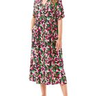 Vestido Largo Cuello Abierto Negro