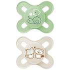 Chup&oacute;n Mam Baby Start 0-3m 2pz Verde Matte