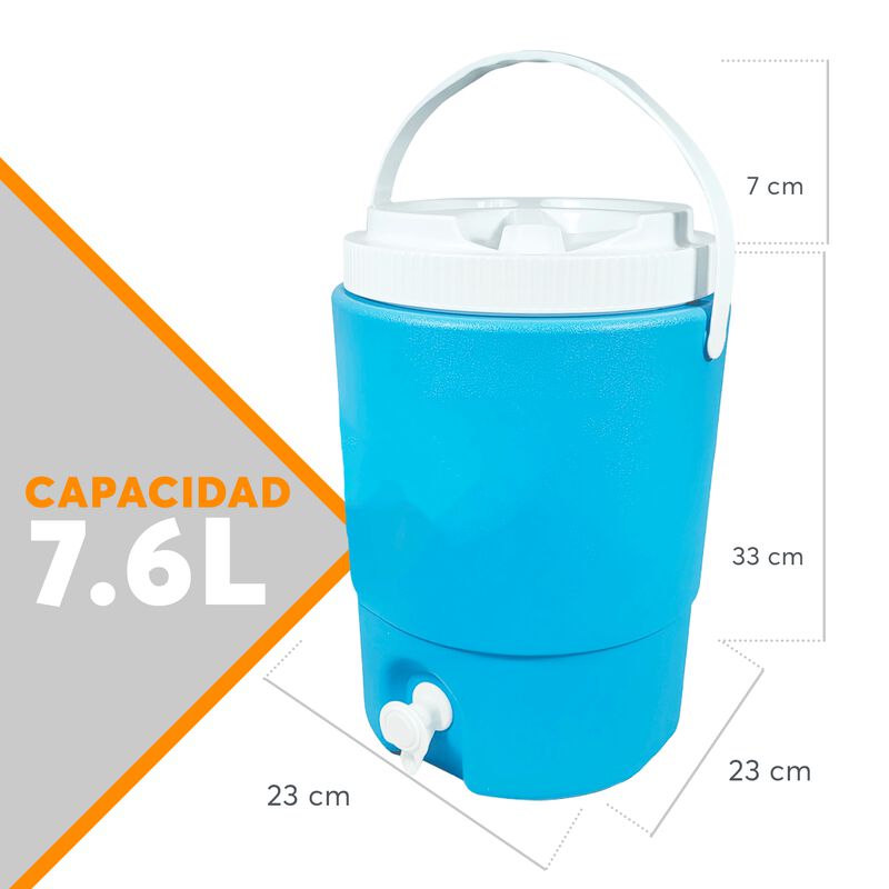 Termo 1 Galon 3.8lt Azul con Grifo 12119 image number null