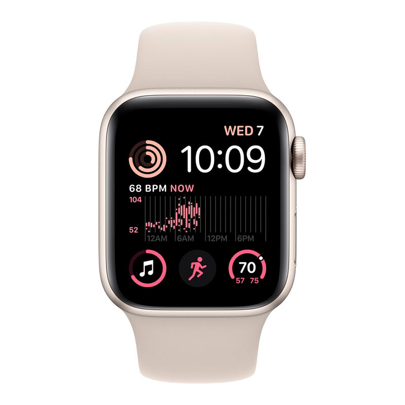 Apple Watch SE Serie 2 40mm (GPS) Starlight MNT... image number null