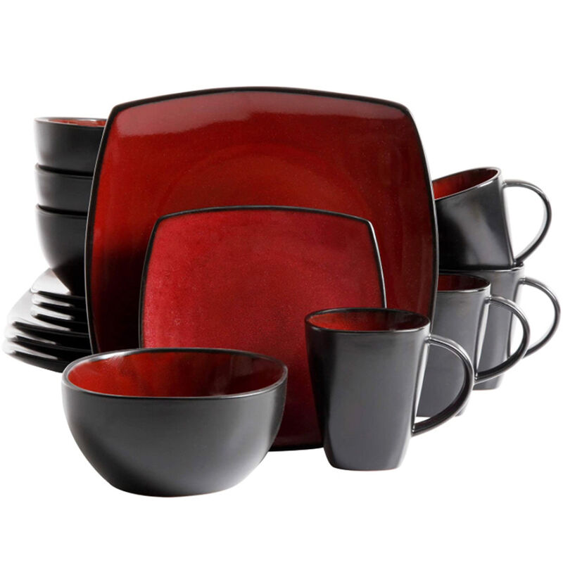 Vajilla Moderna Rojo/Negro para 8 Personas 32pz... image number null