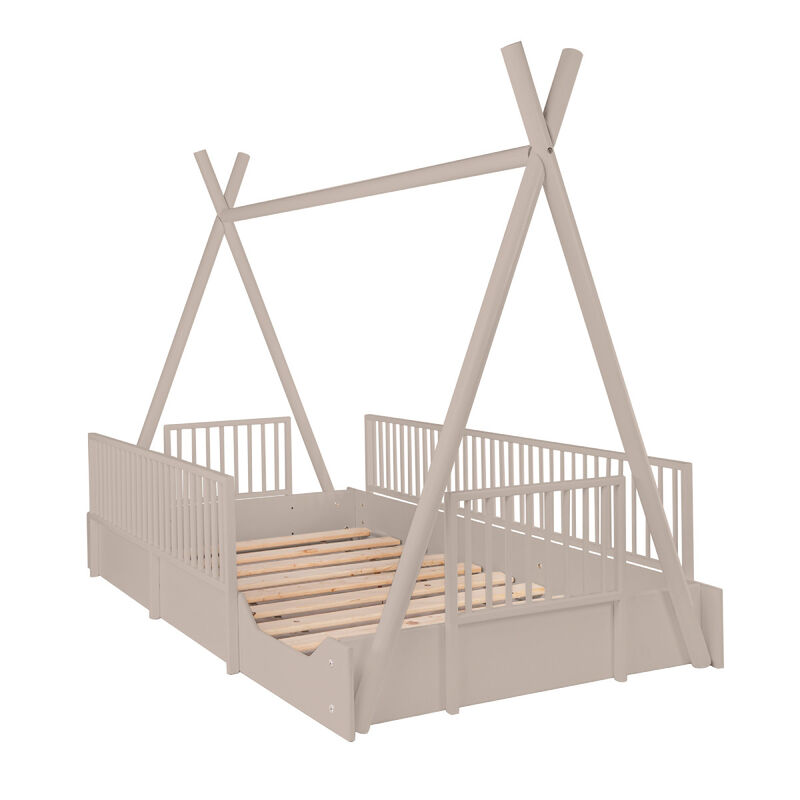 Cama Infantil Tipi Estilo Montessori Duduk - Gr... image number null